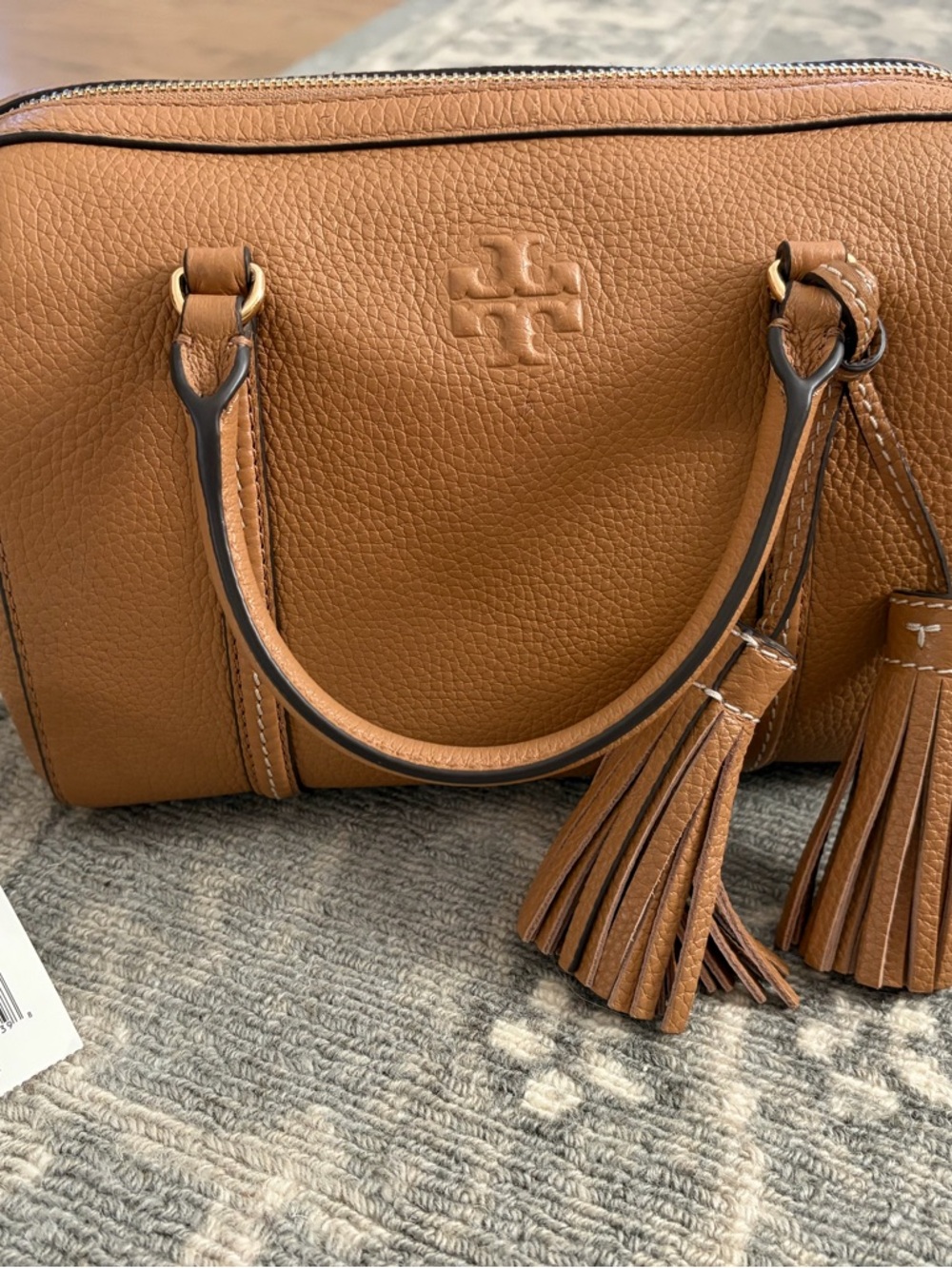 Tory Burch | Thea Satchel / Crossbody | Tiramisu - Picture 3 of 11